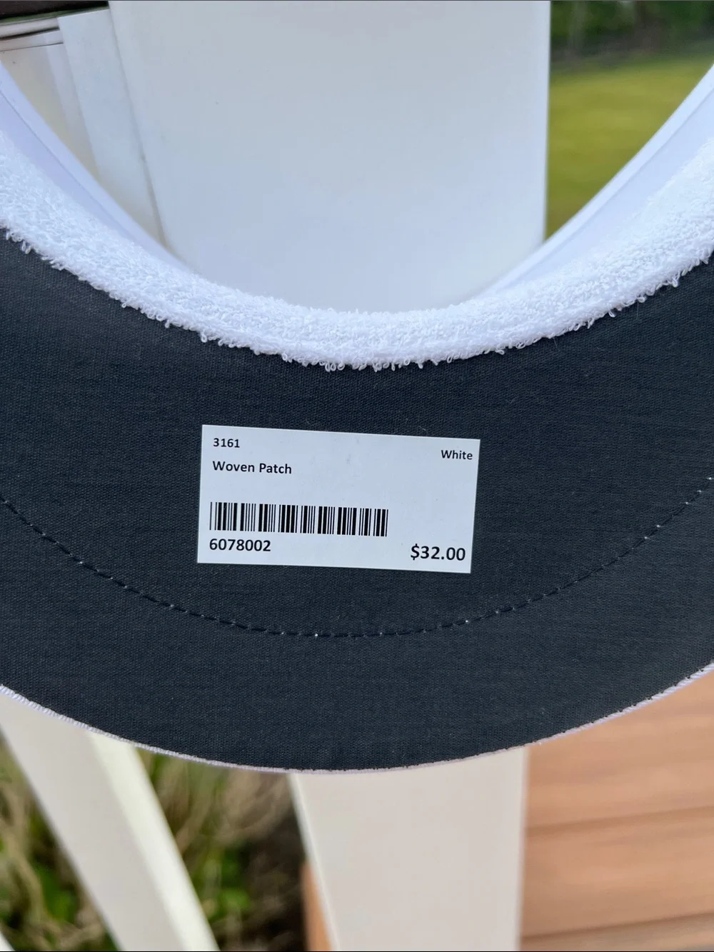 125th U.S. Open Oakmont White Visor
